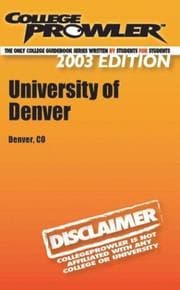 Tapa de College Prowler University of Denver