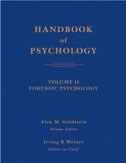 Tapa de Handbook of Psychology Vol. 11