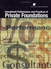 Tapa de Investment Performance and Practices of Private Foundations