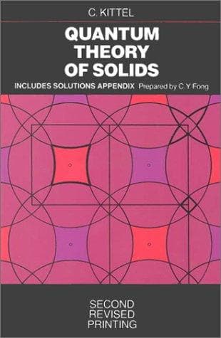 Tapa de Quantum theory of solids