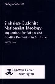 Tapa de Sinhalese Buddhist Nationalist Ideology