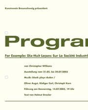 Tapa de Program, for Example