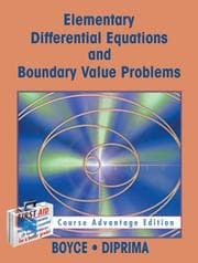 Tapa de Elementary Differential Equations with Boundary Value Problems / Course Advantage Edition with Student Solutions Manual Set