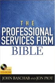 Tapa de The professional services firm bible