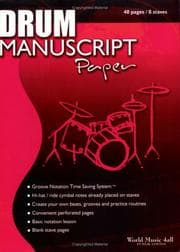 Tapa de Drum Manuscript Paper