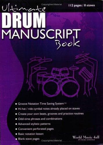 Tapa de Ultimate Drum Manuscript Book