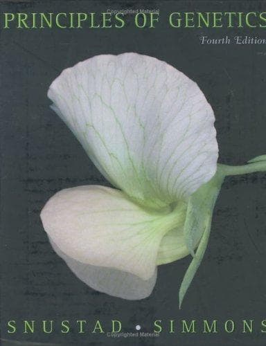 Tapa de Principles of Genetics
