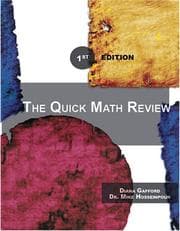 Tapa de The Quick Math Review
