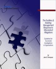 Tapa de The Facilities and Building Management Response to Misconduct Allegations