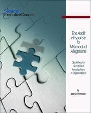 Tapa de The Audit Response to Misconduct Allegations