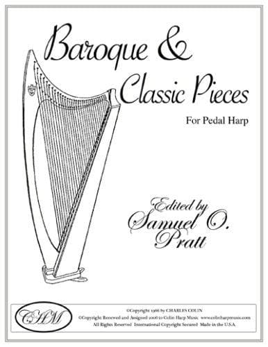 Tapa de Baroque and Classical Pieces for Harp