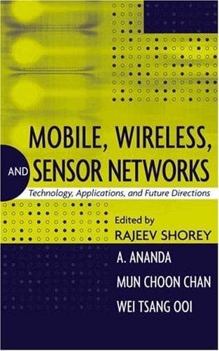 Tapa de Mobile, wireless, and sensor networks