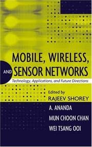 Tapa de Mobile, wireless, and sensor networks