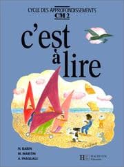 Tapa de C'est à lire, CM2. Livre de l'élève