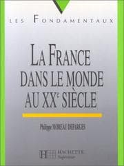 Tapa de La France dans le monde au XXe siècle