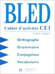 Tapa de Bled, cahier d'activités CE1. Cycle 2, niveau 3