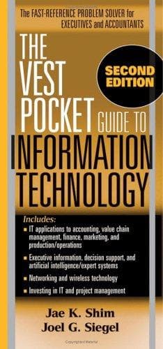 Tapa de The vest-pocket guide to information technology