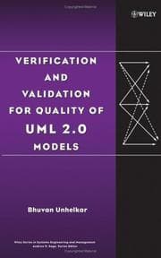 Tapa de Verification and Validation for Quality of UML 2.0 Models