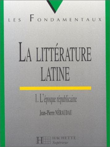 Tapa de La littérature latine