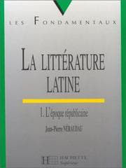Tapa de La littérature latine