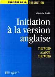 Tapa de Initiation a La Version Anglais
