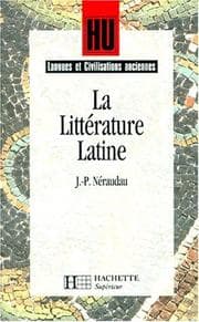 Tapa de La litte rature latine