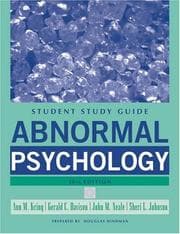 Tapa de Abnormal Psychology