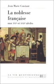 Tapa de La noblesse française aux XVIe-XVIIe siècles