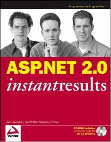 Tapa de ASP.NET 2.0 Instant Results (Programmer to Programmer)