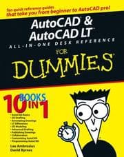 Tapa de AutoCAD & AutoCAD LT all-in-one desk reference for dummies