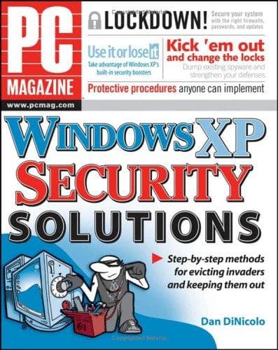 Tapa de PC magazine Windows XP security solutions