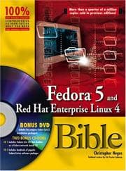 Tapa de Fedora 5 and Red Hat Enterprise Linux 4 Bible