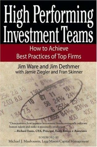 Tapa de High performing investment teams