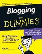 Tapa de Blogging For Dummies