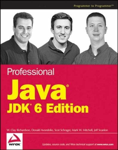 Tapa de Professional Java JDK 6th edition