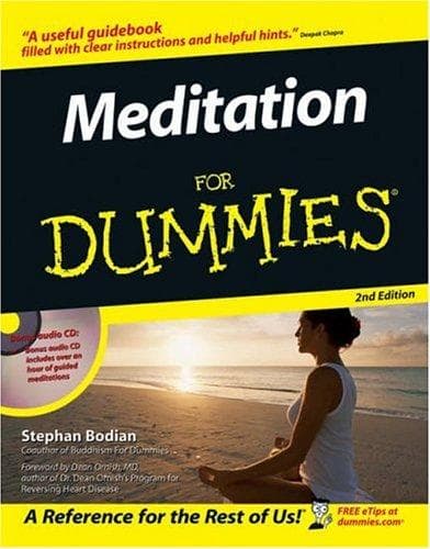 Tapa de Meditation For Dummies