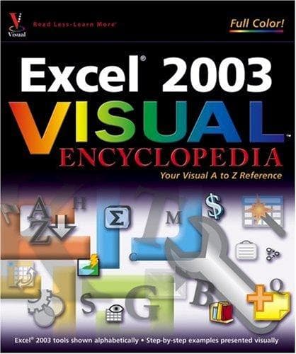 Tapa de Excel 2003 Visual Encyclopedia