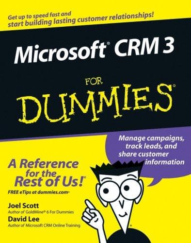 Tapa de Microsoft CRM 3 For Dummies (For Dummies (Computer/Tech))
