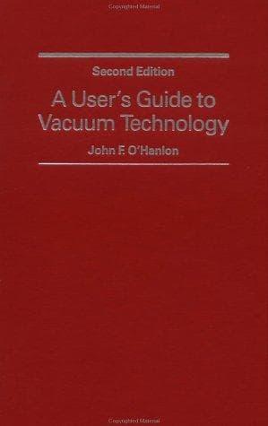 Tapa de A user's guide to vacuum technology