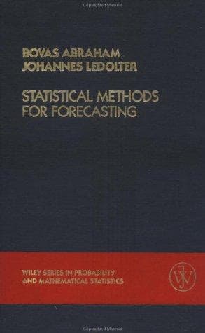 Tapa de Statistical methods for forecasting