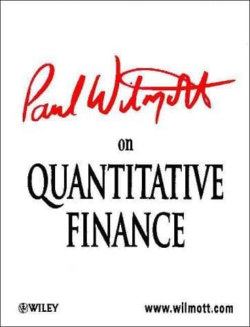 Tapa de Paul Wilmott on Quantitative Finance