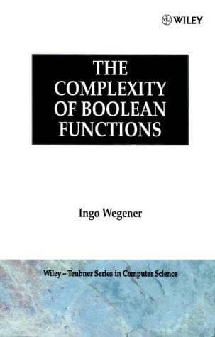 Tapa de The complexity of Boolean functions