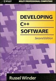 Tapa de Developing C++ software
