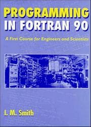 Tapa de Programming in Fortran 90