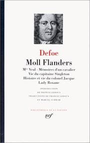 Tapa de Moll Flanders / Mme Veal / Memoires d'un Cavalier / Vie du Capitaine Singleton / Histoire et Vie du Colonel Jacque / Lady Roxane