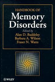 Tapa de Handbook of memory disorders