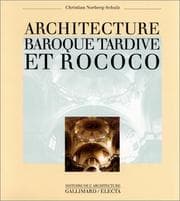 Tapa de Architecture baroque tardive et rococo (Histoire de l'architecture)