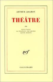 Tapa de Théâtre, tome III