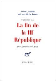 Tapa de La Fin de la 3e république, 10 juillet 1940