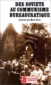 Tapa de Des Soviets au communisme bureaucratique